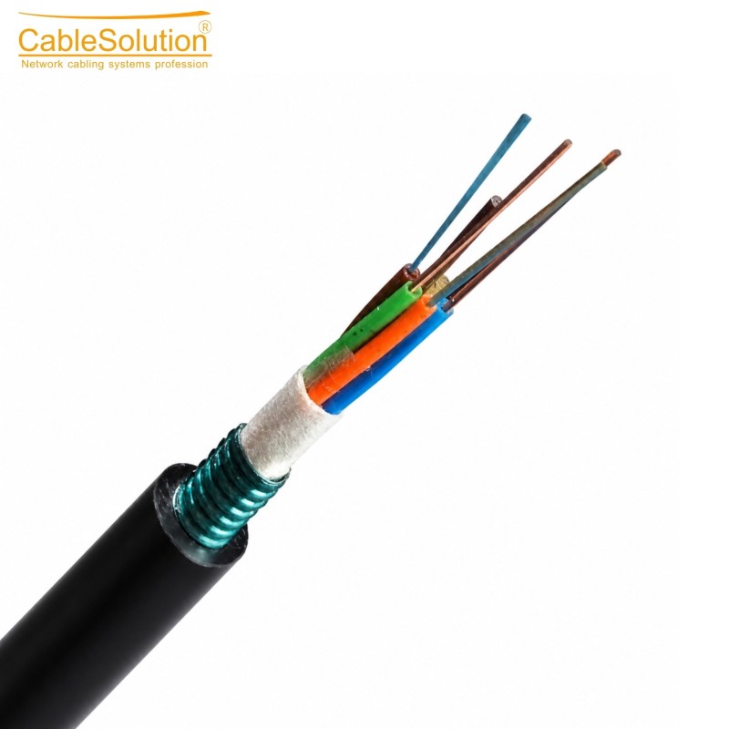 كابل ألياف بصرية Single Mode FC-SM 6A مدرع G652D