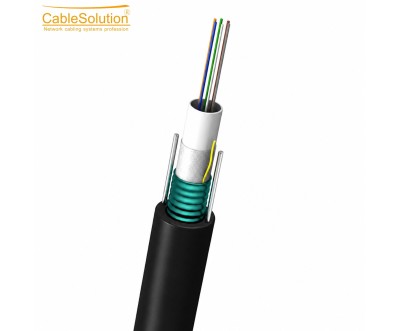 Câble fibre optique GYXTW 12 Core 2000m armé