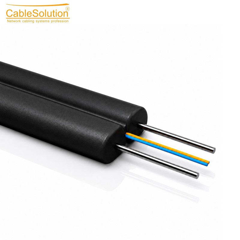 Câble Fibre Optique Outdoor Multimode 2 Cœurs 1000m LSZH