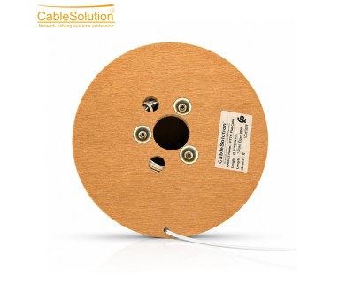 Câble Fibre Optique Outdoor Multimode 2 Cœurs Blanc 1000m