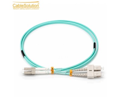 Cordon fibre optique LC-SC OM3 LSZH 3 m