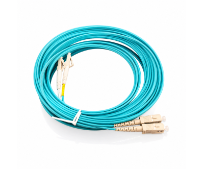 LC/PC OM3 LSZH Fiber Optic Patch Cord 5 m