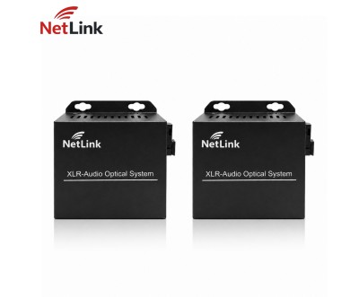 Convertisseur Audio XLR vers Fibre Optique NetLink