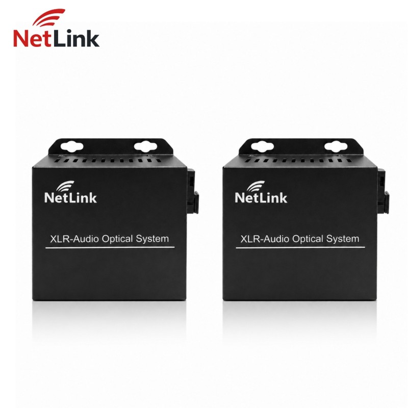 Convertisseur Audio XLR vers Fibre Optique NetLink
