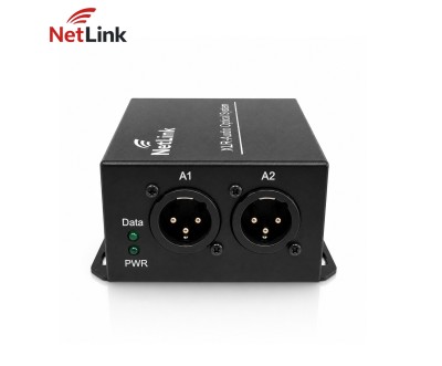 محول صوت XLR إلى ألياف بصرية NetLink