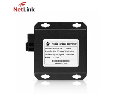 محول صوت XLR إلى ألياف بصرية NetLink