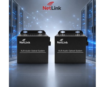 محول صوت XLR إلى ألياف بصرية NetLink