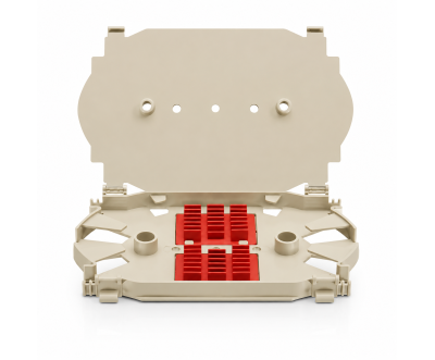 Cassette d’Épissure Fibre Optique SC12 Compacte et Empilable en ABS Technique pour Réseaux FTTH