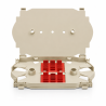 Cassette d’Épissure Fibre Optique SC12 Compacte et Empilable en ABS Technique pour Réseaux FTTH