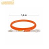 Cordon Fibre Optique LC-SC OM2 LSZH 1,5 m