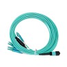كابل ألياف بصرية 12F MPO(F) إلى LC/UPC OM4 5M