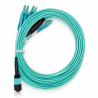 كابل ألياف بصرية 12F MPO(F) إلى LC/UPC OM4 5M
