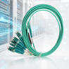 Cordon Fibre Optique 12F MPO(F)-LC/UPC OM4 5M