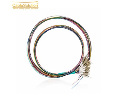 Pigtail Fibre LSZH LC/UPC 0.9 mm 1.2 m – 12 pcs