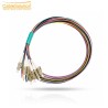 Pigtail Fibre LSZH LC/UPC 0.9 mm 1.2 m – 12 pcs