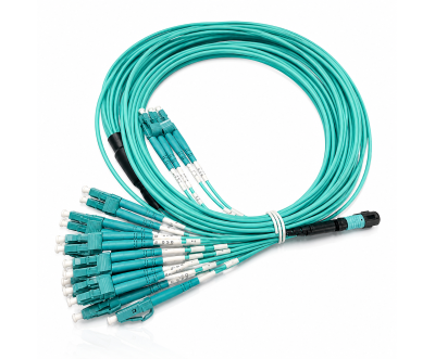 Cordon Fibre Optique 24F MPO(F)-LC/UPC OM4 5M