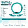 Cordon Fibre Optique 24F MPO(F)-LC/UPC OM4 5M