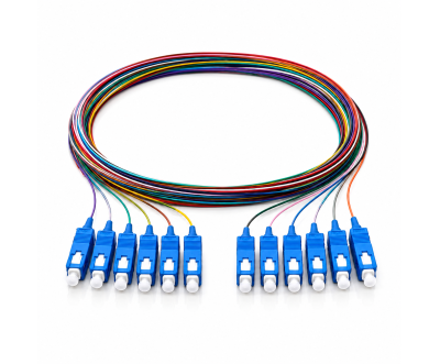Pigtail Fibre Optique SC/UPC Singlemode 12 Pcs