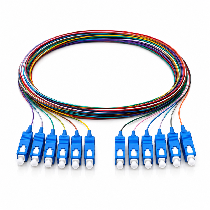 SC/UPC Singlemode Fiber Optic Pigtail 12 Pcs
