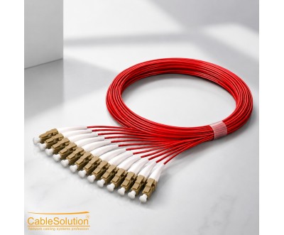 Pigtail Fibre Optique LC/UPC OM4 LSZH 1 m - 12 pcs