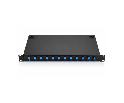 Boîtier Fibre Optique 12 Ports Simplex Rack 19"