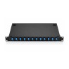 Boîtier Fibre Optique 12 Ports Simplex Rack 19"