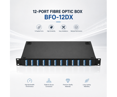 Boîtier Fibre Optique Duplex 12 Ports BFO-12DX