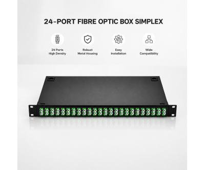 BFO-24SX Boîtier Fibre Optique 24 Ports Simplex