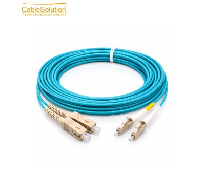 LC/PC OM3 LSZH Fiber Optic Patch Cord 5 m