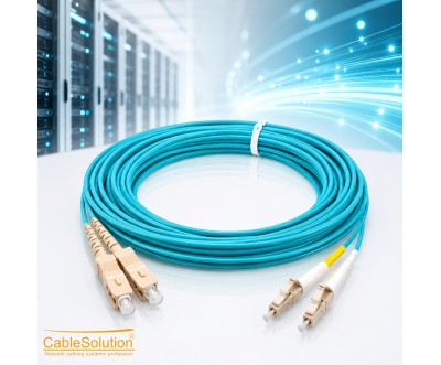 Cordon Fibre Optique LC/PC OM3 LSZH 5 m