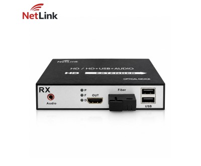 NetLink HDMI USB Audio Fiber Optic Extender 20KM