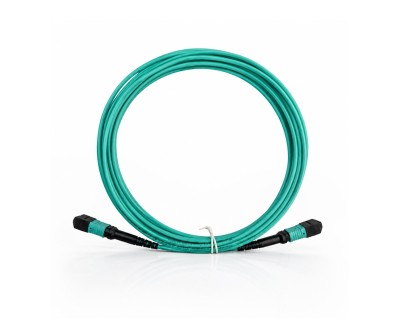OM4 MPO(F) to LC/UPC 12F Fiber Patch Cord 5M
