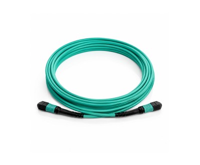 OM4 MPO(F) to LC/UPC 12F Fiber Patch Cord 5M