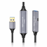 Câble USB 3.0 Actif 10m Haute Vitesse Industriel