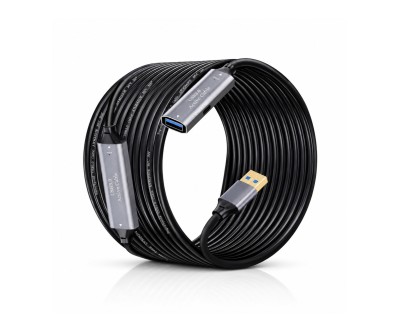 Câble USB 3.0 Actif 15m Haute Vitesse Premium
