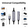 Câble USB 3.0 Actif 15m Haute Vitesse Premium