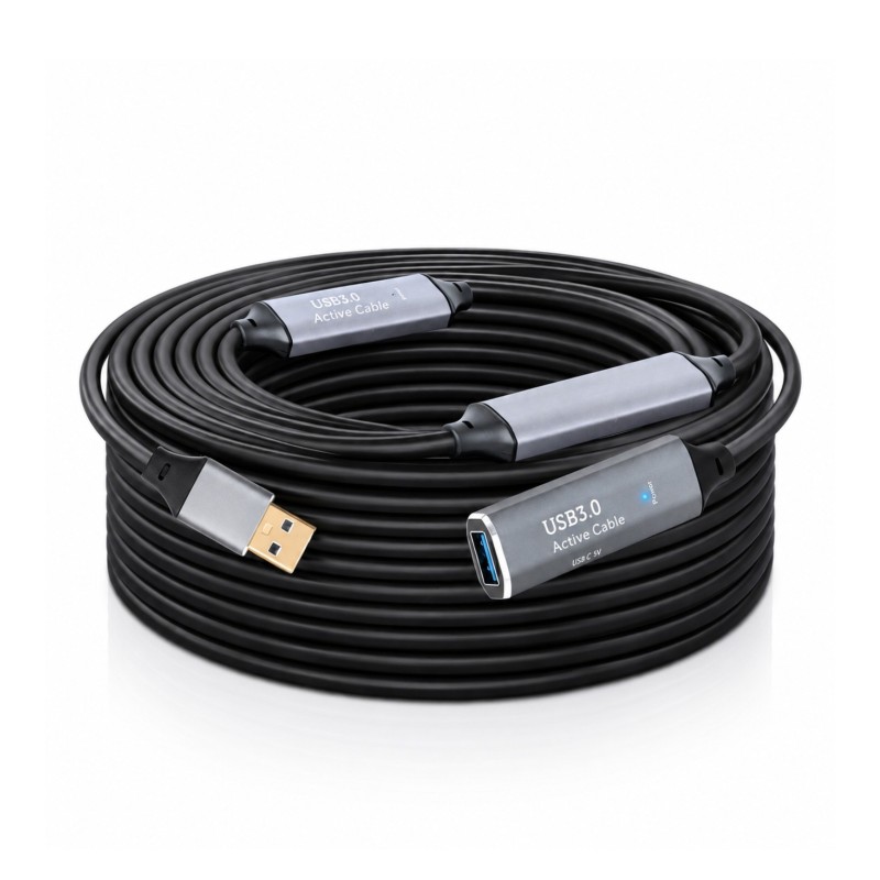 كابل USB 3.0 نشط 20 متر عالي السرعة صناعي