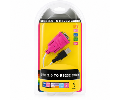 USB to RS232 DB9 Male Cable 1.5M – CS-RS232