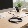 Câble Extension USB 5M USB Mâle Femelle Bleu