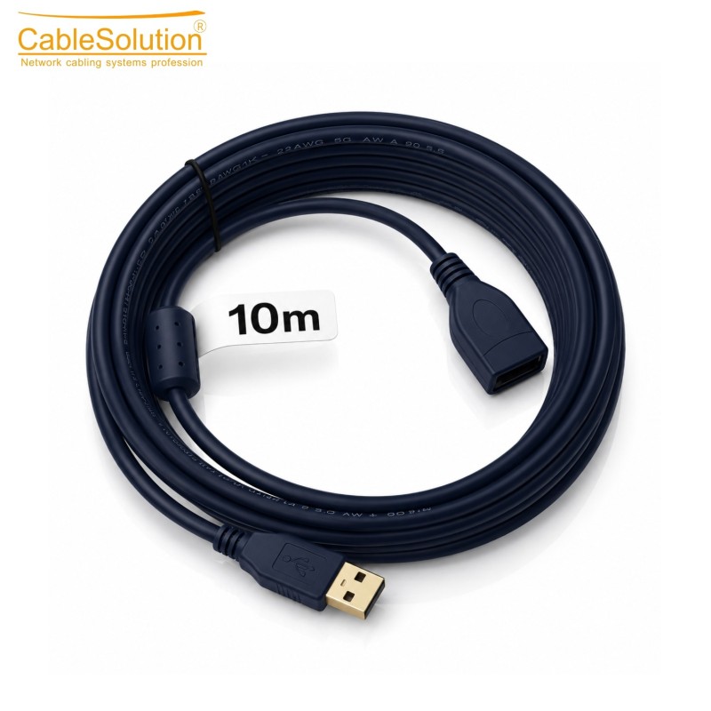 كابل تمديد USB بطول 10 متر USB ذكر إلى أنثى