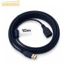 USB Extension Cable 10M Male to Female Navy Blue