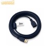 Câble USB Extension 3M CABLESOLUTION Mâle/Femelle