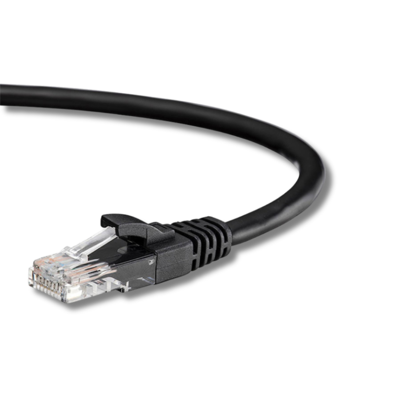 Câble RJ45 Cat6 0,5 m Noir – Connexion Ethernet Rapide pour Bureaux et Data Centers