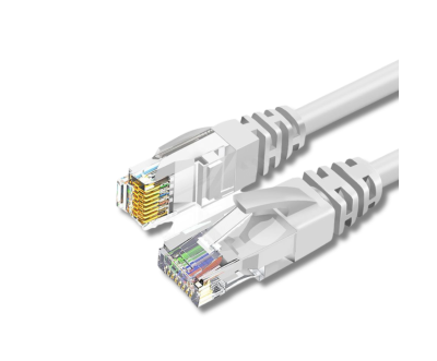 Câble RJ45 Cat6 0,5 m – Gris – Connexion Réseau Fiable 1 Gbps