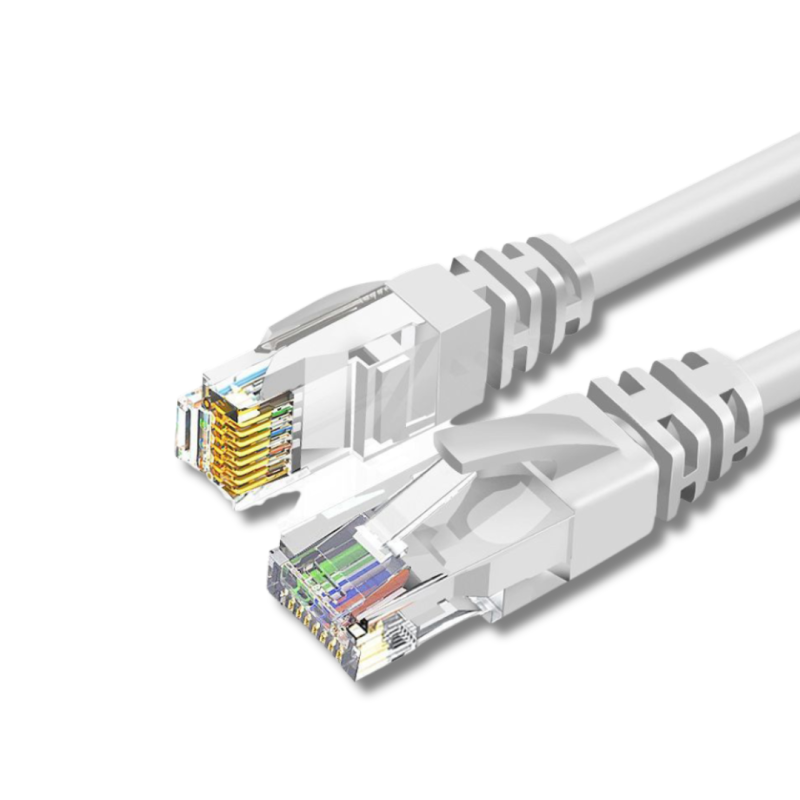 Câble RJ45 Cat6 0,5 m – Gris – Connexion Réseau Fiable 1 Gbps