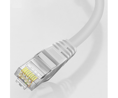 Câble RJ45 Cat6 0,5 m – Gris – Connexion Réseau Fiable 1 Gbps