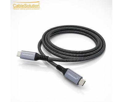 USB-C Cable 1.5m 8K 240W 40Gbps – CableSolution