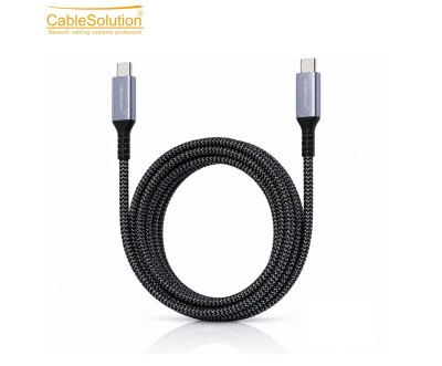 Câble USB-C 2M 8K 240W 40Gbps – CableSolution