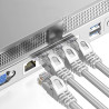 RJ45 Cat6 Cable 0.5m – Gray – Reliable 1Gbps Network Connection