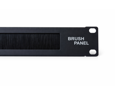Brush Panel 1U CableSolution pour Armoire Informatique et Rack Réseau 19’’